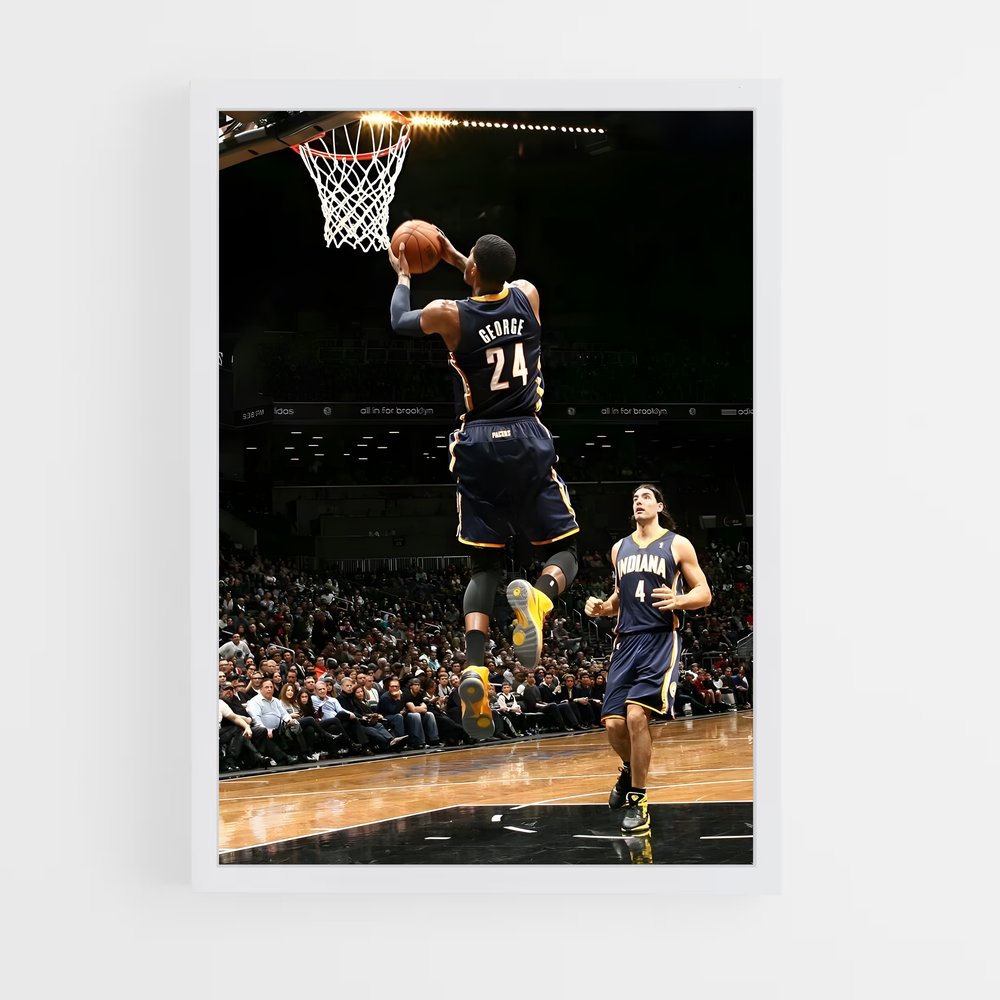 Poster Saut de Paul – affiche Basketball (vue 3)